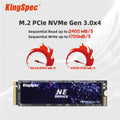 Disque SSD M.2 KingSpec 120 Go, 256 Go, 512 Go, 1 To et 2 To - Disque dur interne SSD NVMe PCIe pour ordinateur portable et de bureau MSI